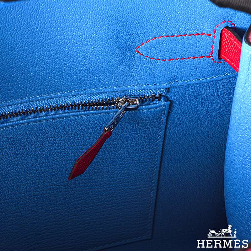 Birkin 30 Epsom Casaque Tri-Toned Bleu Indigo/Rouge Sellier/Rose Texas –  Maison Wrist Aficionado